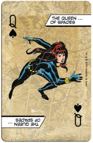 Waddingtons No.1 Comics Retro Ediție de colecție Pachet de cărți Plastifiată pentru Poker