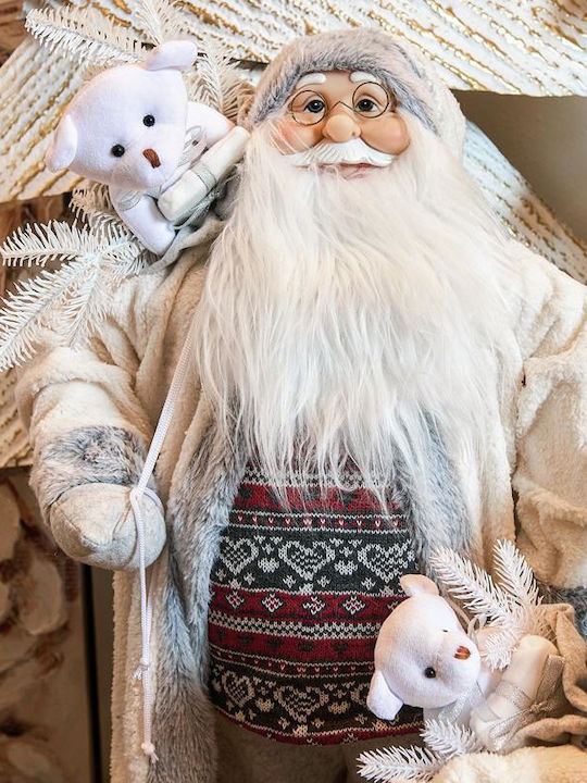 Dekorativer Weihnachtsmann Weiß