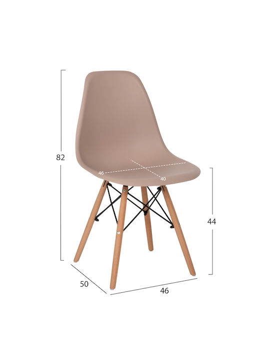 Twist Столички Трапезария Cappuccino 2бр 46x50x82бр