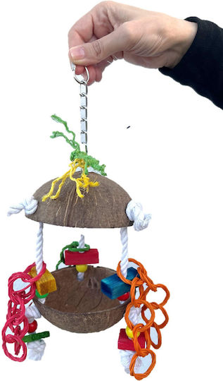 Caitec Coconut Hutch Παιχνίδι Σχοινί για Κλουβί Πτηνών 36x13εκ.