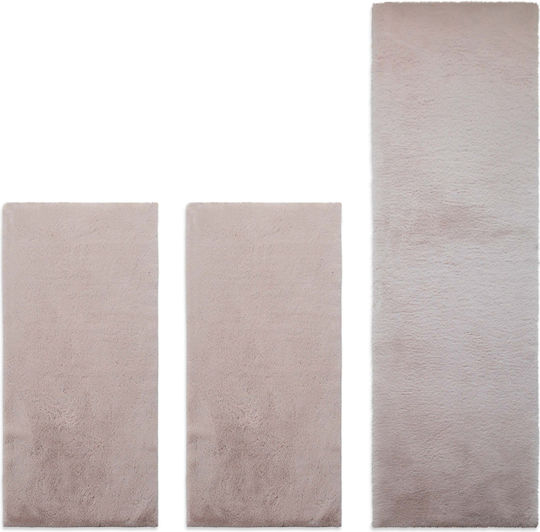 Newplan Puffy Schlafzimmer-Teppichsets Rosa 5-41-PF-T-FC19PINK-SET067(2x140 1x210) 3Stücke Newplan Puffy Schlafzimmer-Teppichsets Rosa 5-41-PF-T-FC19PINK-SET067(2x140 1x210) 3Stücke