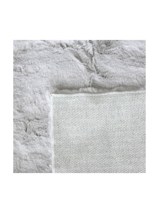Ravelia Σετ Μοντέρνα Χαλιά Κρεβατοκάμαρας Light Grey 3τμχ