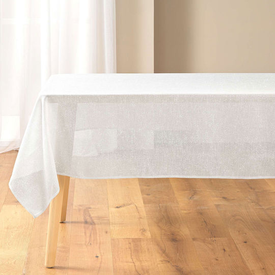 Față de masă L-c Strass Argent 140x240cm