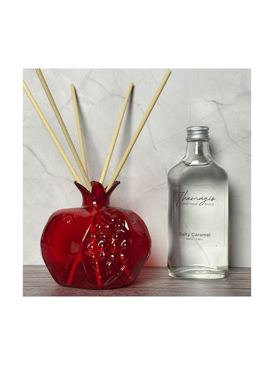 Christmas Reed Diffuser Αρωματικό Χώρου Σχήμα Ρόδι 200ml Salty Caramel