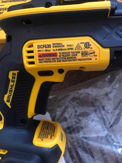 DEWALT DCF630N Κατσαβίδι Γυψοσανίδας Μπαταρίας Solo Brushless 18V