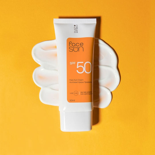 Dust+Cream Wasserdicht Sonnencreme Creme Gesicht SPF50 50ml