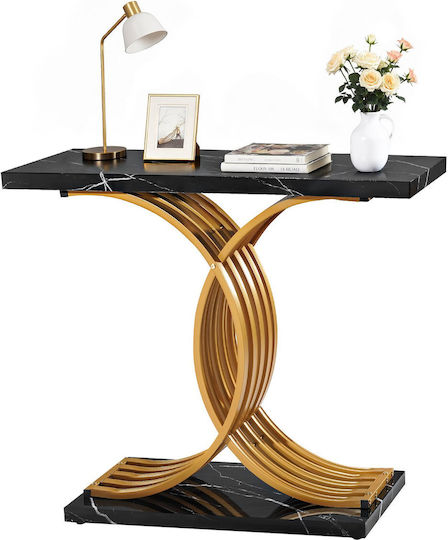 Конзолна маса от Дърво & Метал Golden Д100xШ30xВ81cm