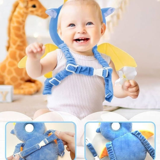 Giggles & Co. Προστατευτικό Κεφαλής από Ύφασμα σε Μπλε Χρώμα 18x18εκ.