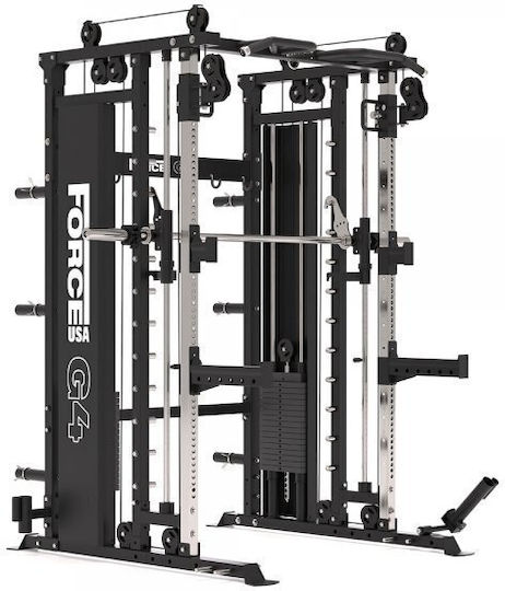 Force USA All-In-One Trainer Smith/Multifunktionales Trainingsgerät mit Gewichten 100kg