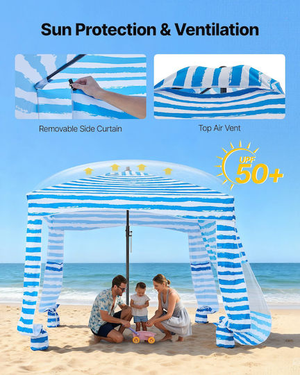 Vevor Sunshade For 5 People Blue