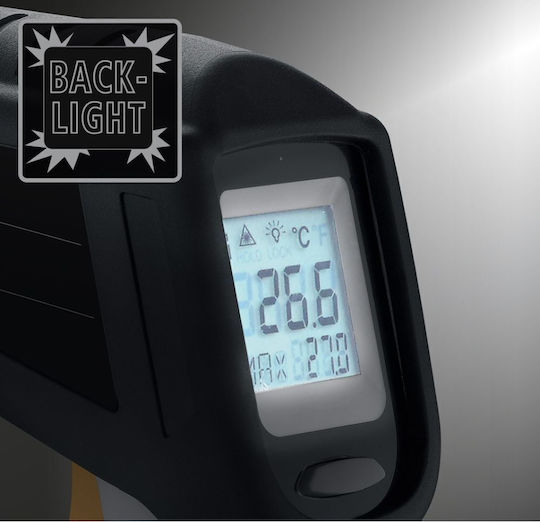 Laserliner ThermoSpot Plus Инфрачервен термометър за температури от -38°C до 600°C със съотношение на разстоянието 12:1