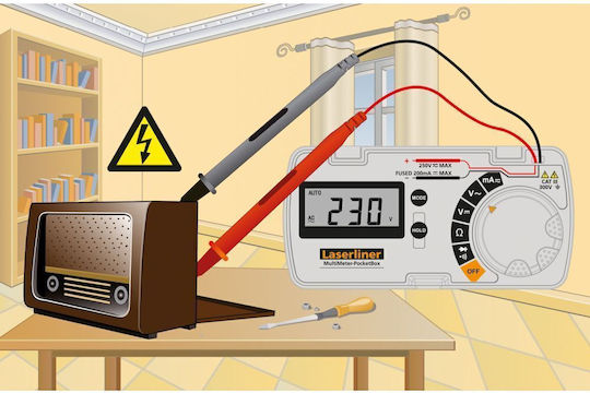 Laserliner Multimeter Pocketbox Ψηφιακό Πολύμετρο
