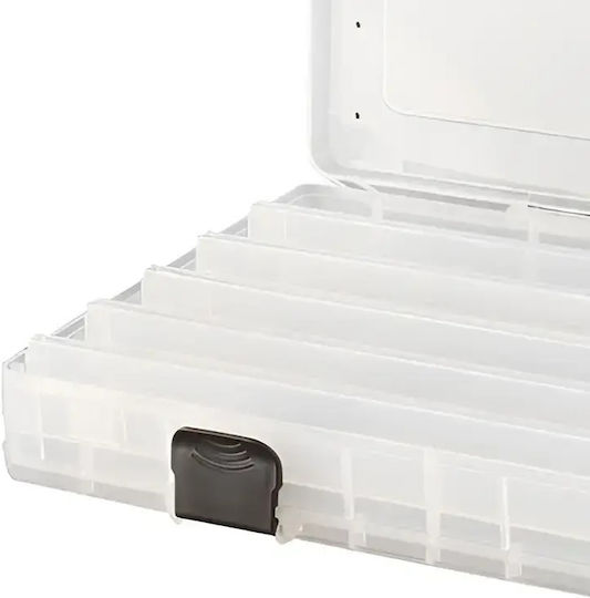 Fishing Box Artificial Sf 378 Plastilys Transparent Double-Sided 10 Slots