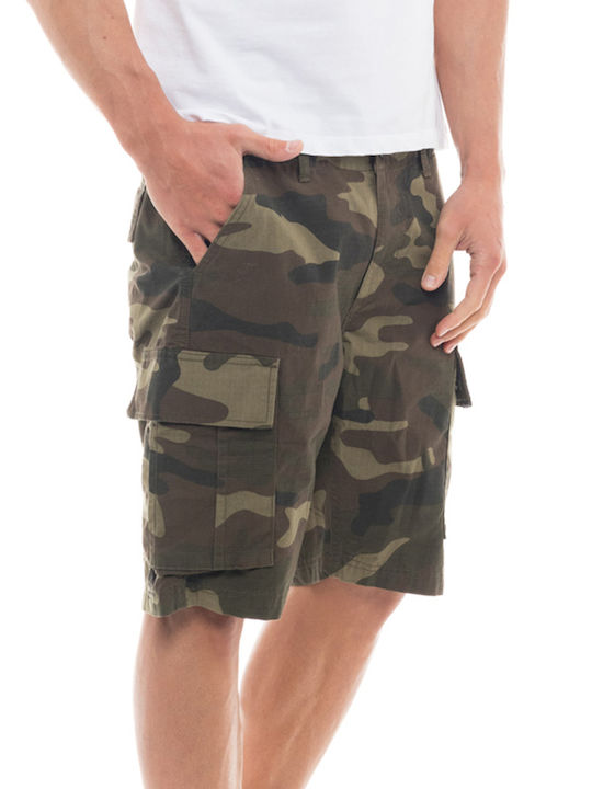 Ανδρική Βερμούδα Cargo Green Camo