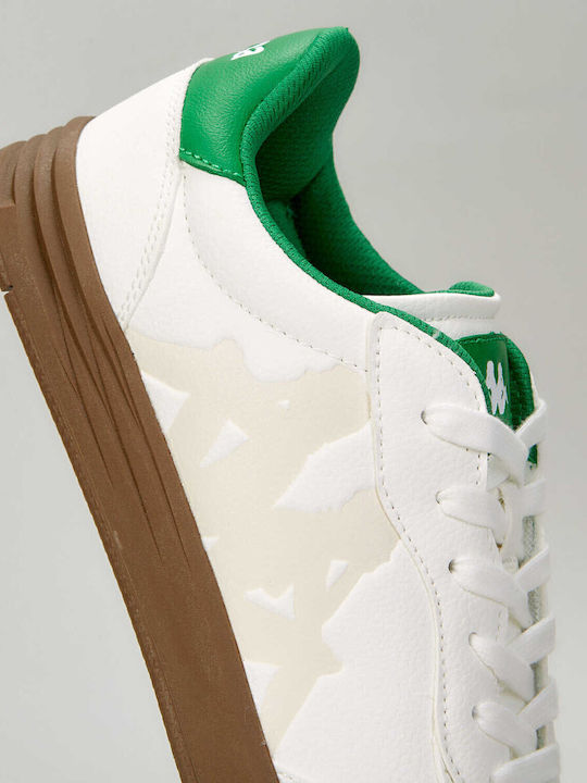 Logo Ανδρικά Sneakers Λευκό