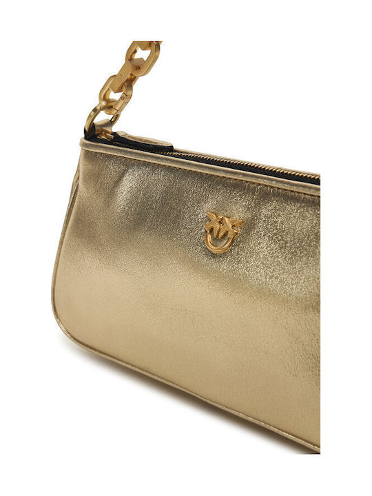 Half Moon Baguette Damentasche Schultertasche Gold