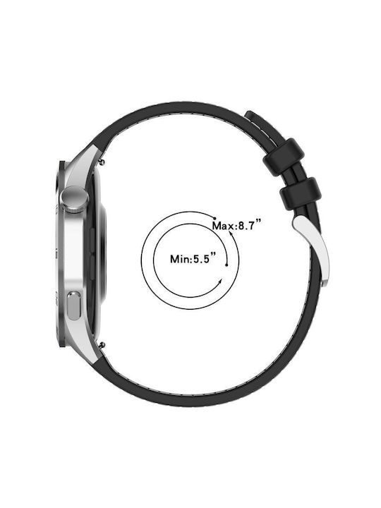 Silicone Strap 22 Mm Huawei Watch Gt5/gt5 Pro 4 4 Pro Black