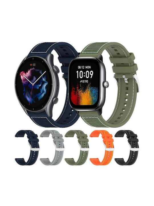 Hybrid Uhrenarmband Geflochtenes Silikon 22 mm Amazfit GTR 4 GTR 3 GTR 3 Pro Schwarz Hybrid Uhrenarmband Geflochtenes Silikon 22 mm Amazfit GTR 4 GTR 3 GTR 3 Pro Schwarz