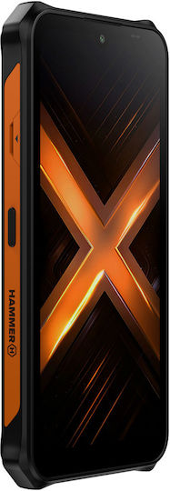 Hammer Energy X2 5G Dual-SIM (8GB/256GB) Widerstandsfähig Smartphone Black-Orange