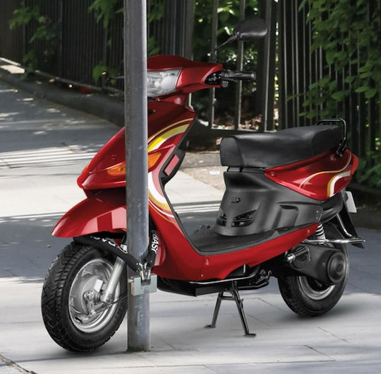 Basi Zr 318 Αντικλεπτική Αλυσίδα Μοτοσυκλέτας Μαύρο Χρώμα