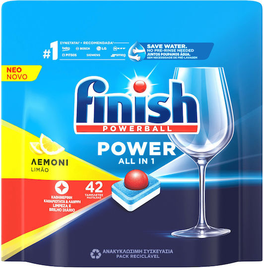 Finish All in One Max Κάψουλες Πλυντηρίου Πιάτων