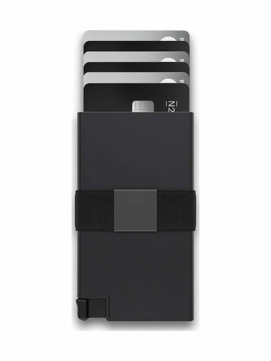 Ανδρικό Πορτοφόλι Καρτών με RFID Μαύρο