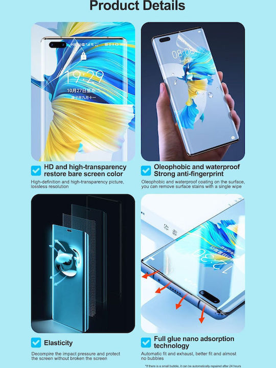 Sunshine Ss-057ek Anti-stress Quick Recovery Matte Hydrogel Film for Google Pixel Watch 3 2024 45mm 6-Quantities Per Sheet
