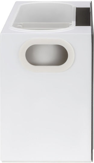 Maclean Energy Kosmetikorganizer Weiß 36,7x22x15cm
