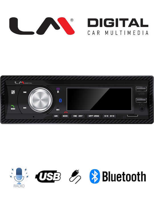 LM Digital Ηχοσύστημα Αυτοκινήτου 1DIN (Bluetooth/USB)