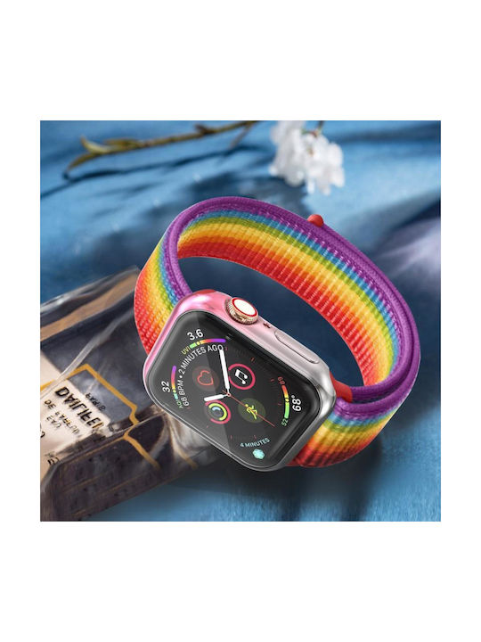 Carcasă de Silicon în culoarea Transparent pentru Apple Watch Series 3, 2, 1