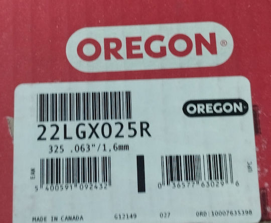 Αλυσίδα 22lgx Oregon 72 Οδηγοί-36 Δόντια