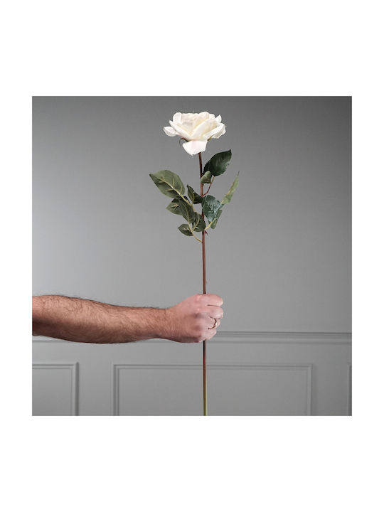 Supergreens Sucursala Artificială Trandafir Albă 75 Cm 7-0285