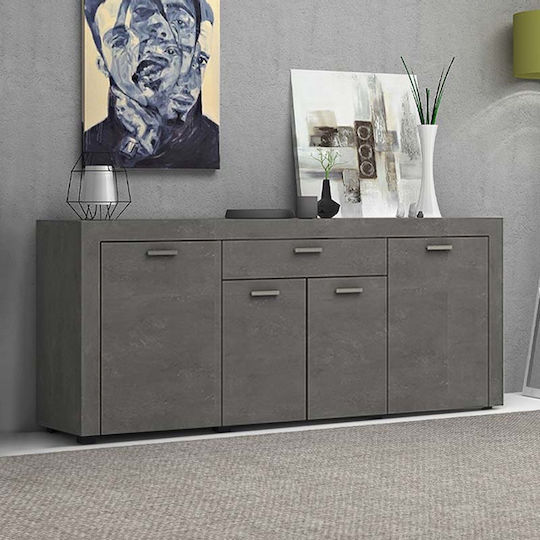 Буфет Joseph Дървен с Чекмеджета Антрацит 177x40x76см