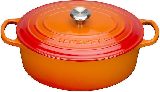 Le Creuset Signature Casserole Ρηχή Κατσαρόλα από Μαντέμι 4.1lt / 27cm Volcanic