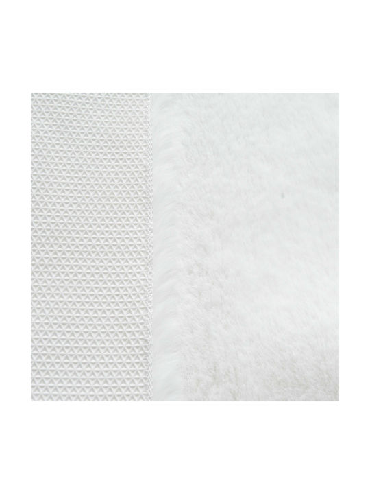 Newplan Puffy Shaggy Bedroom Rugs Set Ivory 5-41-PF-T-FC1IVORY-SET067(2x140,1x210) 3pcs