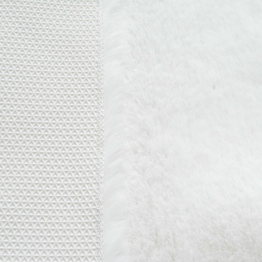 Newplan Puffy Set De Covoare Pentru Dormitor Shaggy Culoare Ivory 3 Bucăți