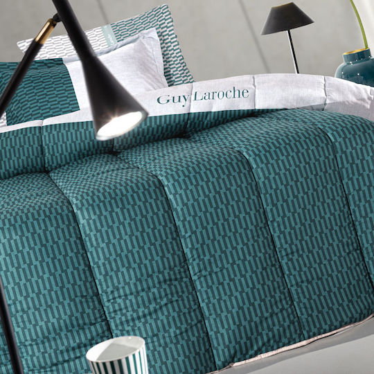 Guy Laroche Duvet Cover Cotton Queen 225x245 Turquoise