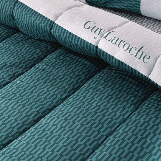 Guy Laroche Duvet Cover Cotton Queen 225x245 Turquoise