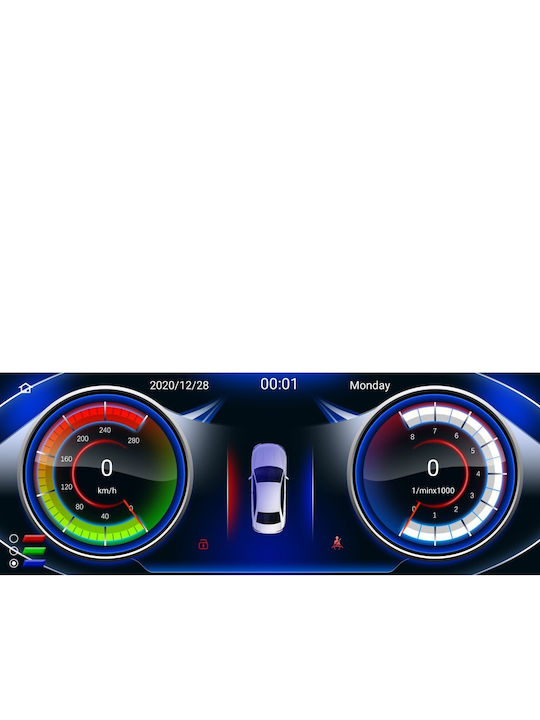 Digital IQ Car Audio System for BMW Series 1 2017-2023 (Bluetooth/USB/WiFi/GPS/Apple-Carplay/Android-Auto) with Touch Screen 10.25"