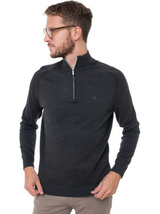 Basic Long Sleeve Gray Sweater