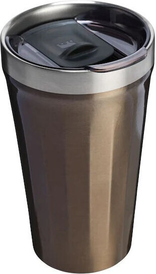 Stanley The Textured Glass Thermos Stainless Steel BPA Free 470ml Gun Metal Shine