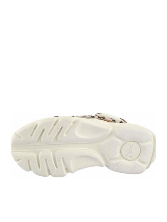 Γυναικεία Chunky Sneakers White / Beige / Leo