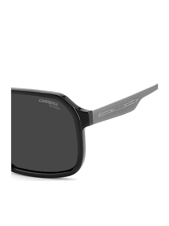 Carrera Herren Sonnenbrillen mit Schwarzem Horn umrandetem Rahmen und Grauen Polarisiert Gläsern 27/S ANS/1T