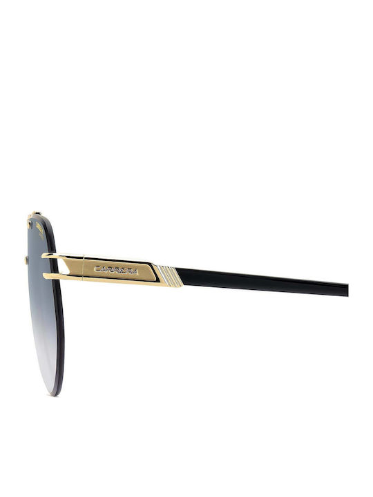 Carrera Men's Sunglasses with Gold Metallic Frame and Grey Gradient Lens 1087/S 80S/08