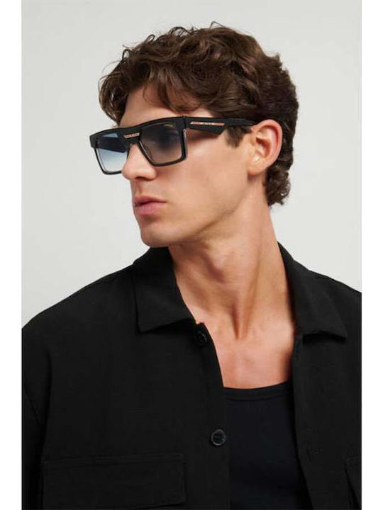 Carrera Men's Sunglasses With Black Horn-Rimmed Frame And Grey Polarized Lens 25/S 284/1T