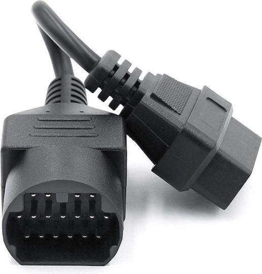 Car Cable Adapter Mazda 17 Pin To Obd2 16 Pin