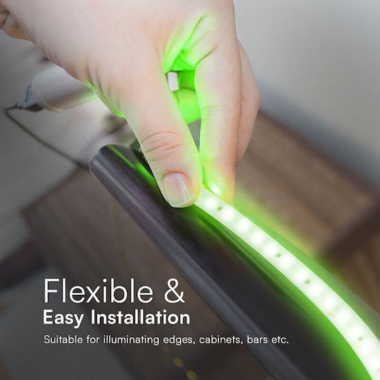 Rezistent la apă Bandă LED Smd Verde Lumină 50m Tip SMD2835