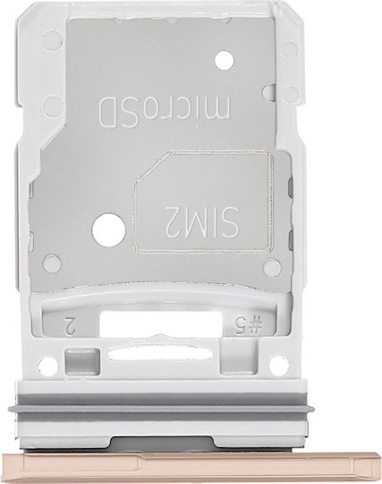 Clappio Sim Card Tray Compatible Galaxy S20 Fe Dual Nano Sim Orange
