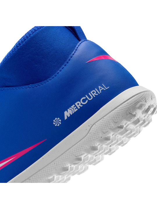 Jr Superfly 10 Club TF Παιδικά Ποδοσφαιρικά Παπούτσια με Σχάρα Μπλε