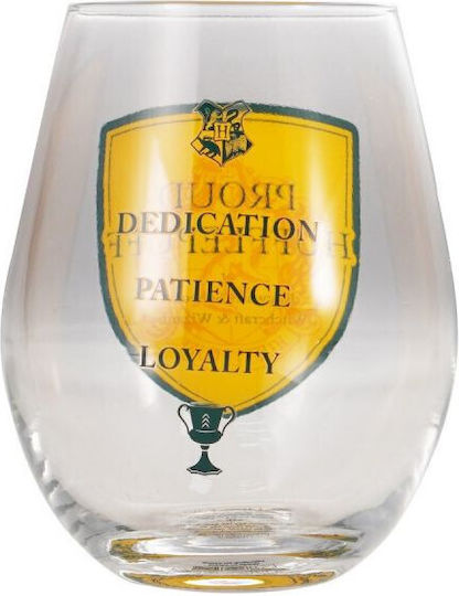 Cana Sticlă Harry Potter Proud Hufflepuff 325ml Gl01hp19